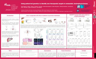 Using patient-led genetics to identify new therapeutic targets in metastatic cholangiocarcinoma